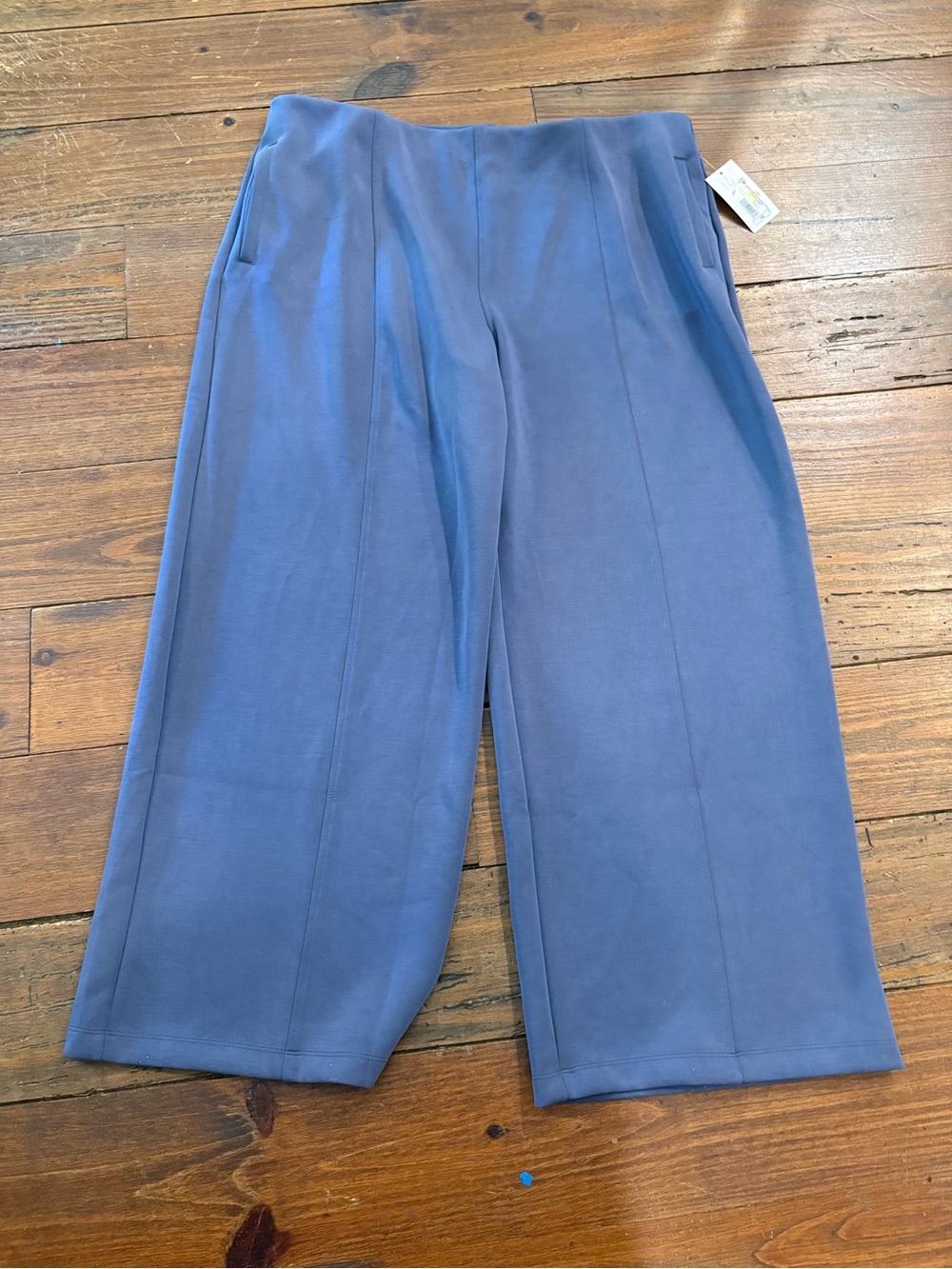 a new day Dusty Blue Wide-Leg Pull-On Pants